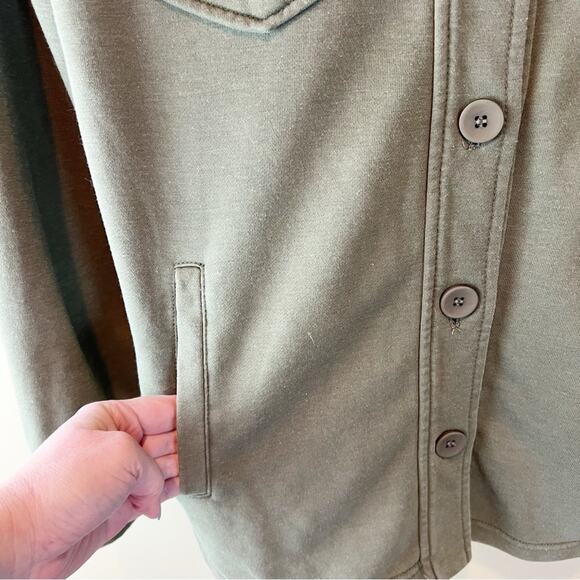 Avec Les Filles Olive Green Military Style Jacket - Picture 6 of 6